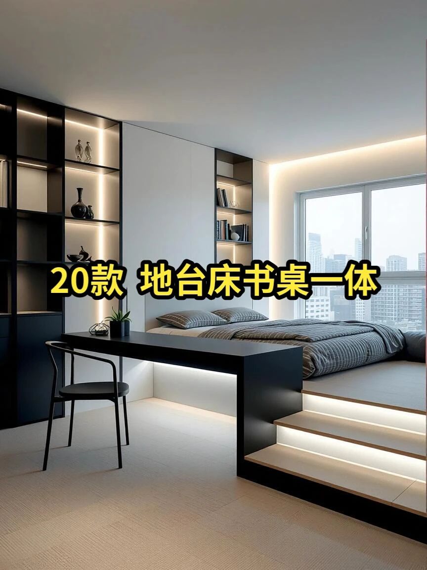 Tjue tilfeller av gulvbed og skrivebord