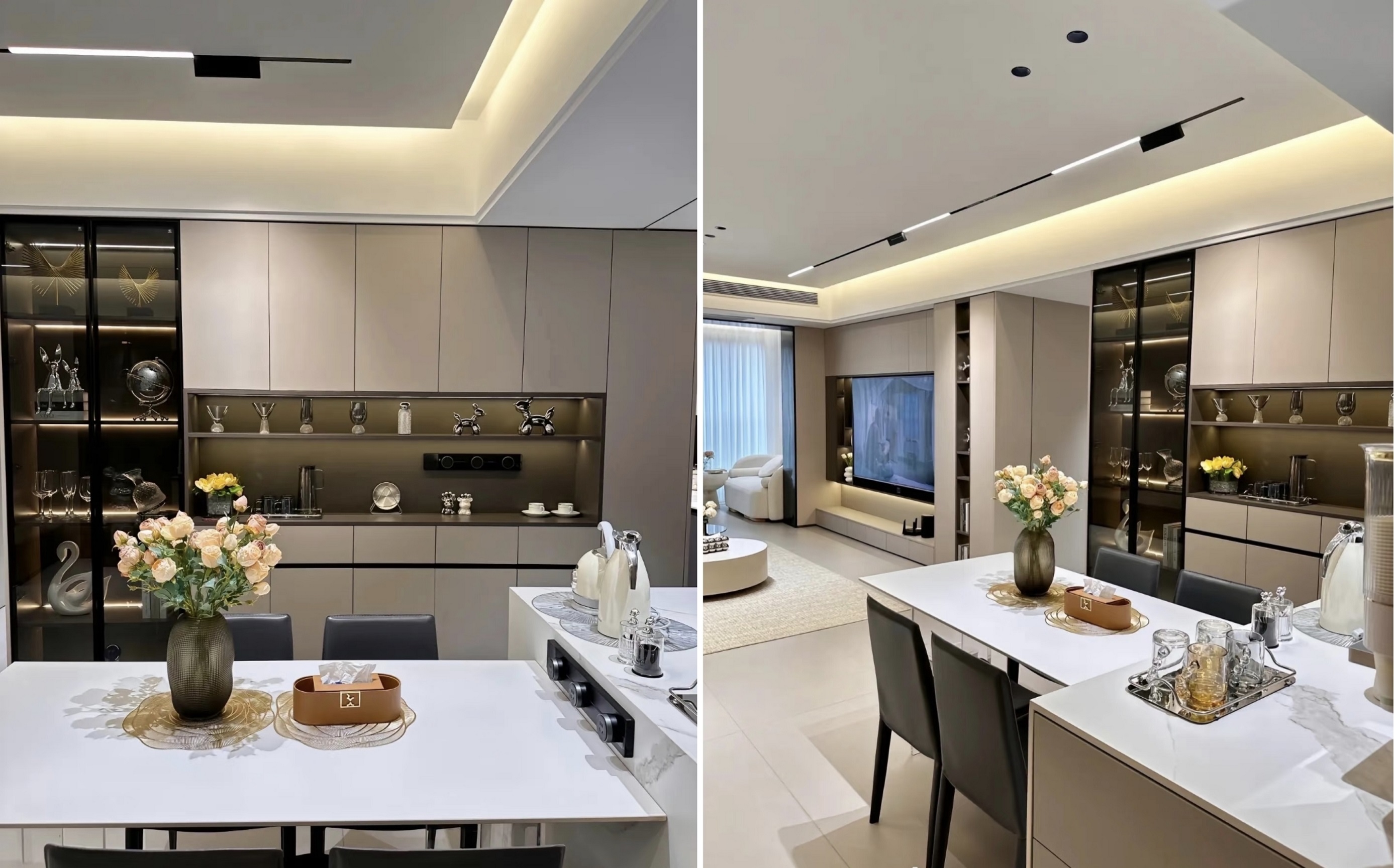 Et ideelt hjem i moderne minimalistisk stil