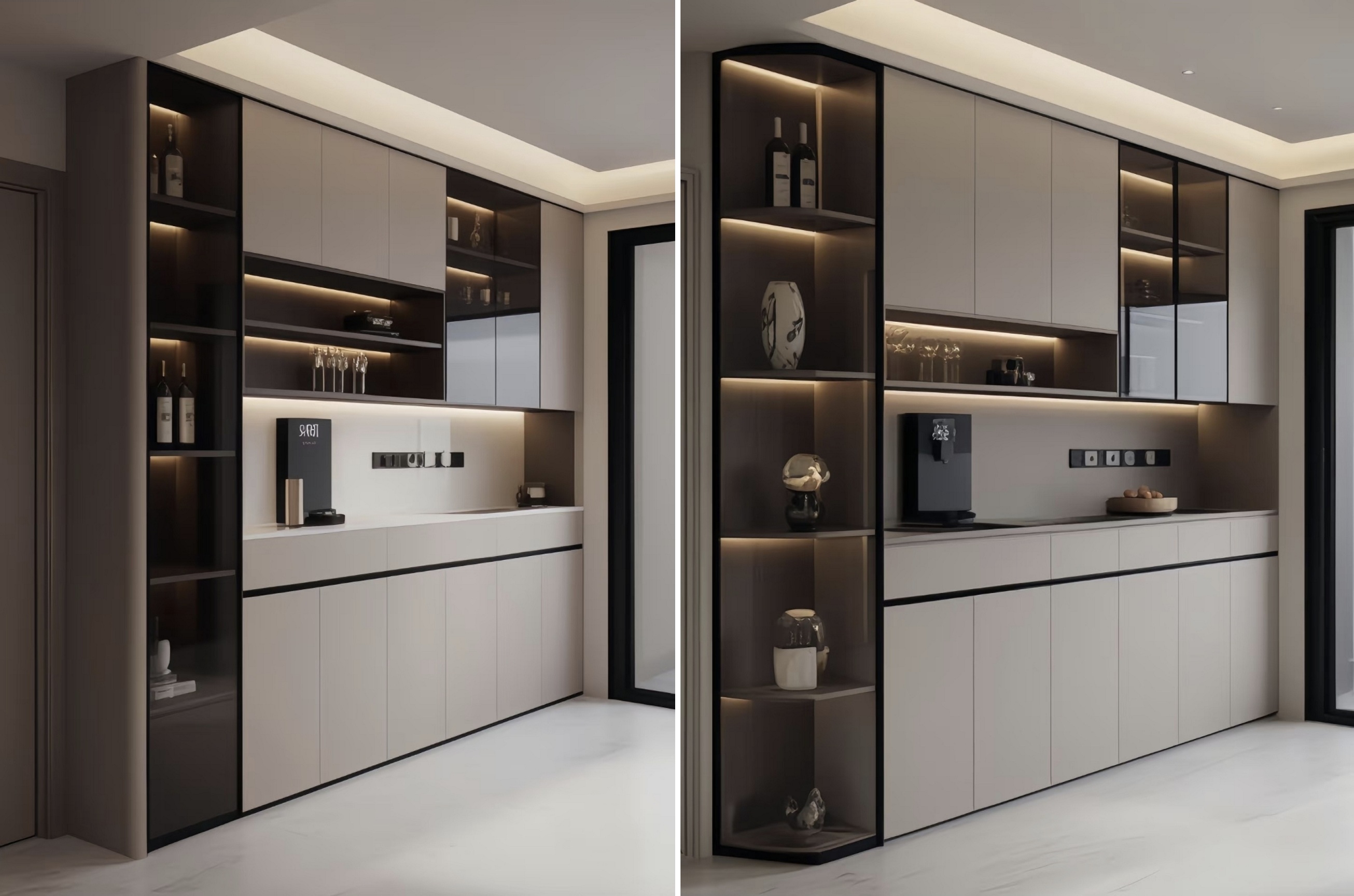 Spisesteder med skjenkedesign som balanserer estetikk med praktisk