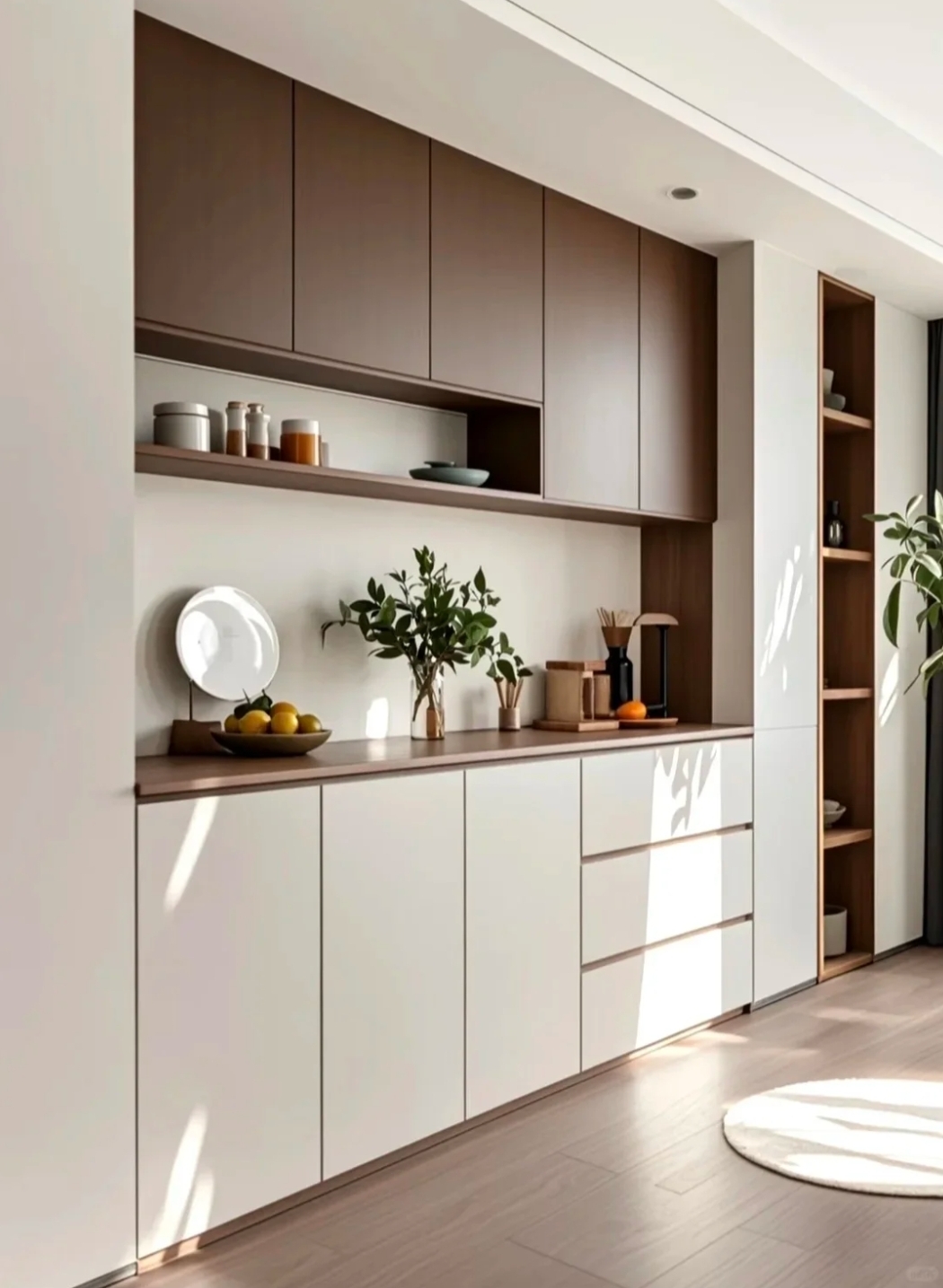 Attraktive fargevalg for skjenk